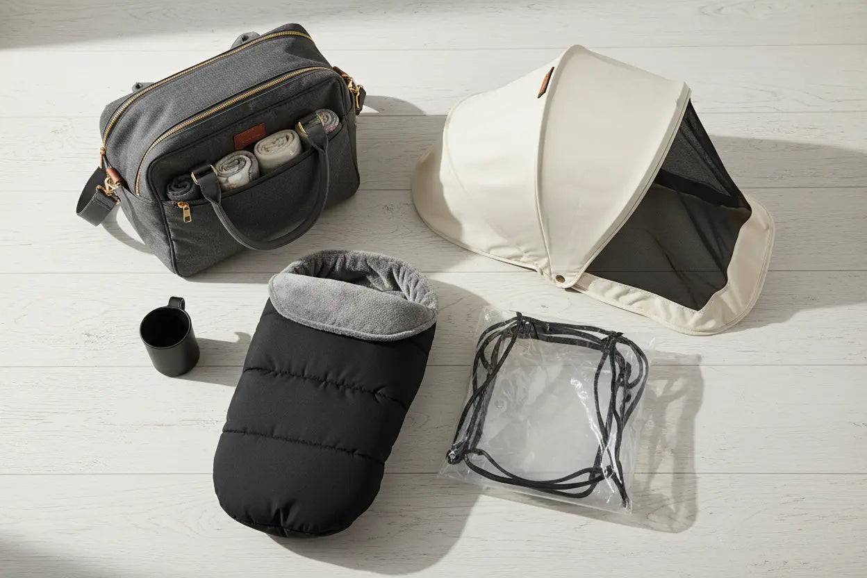 Accessoires poussette indispensables pour jeunes parents TrioNest™