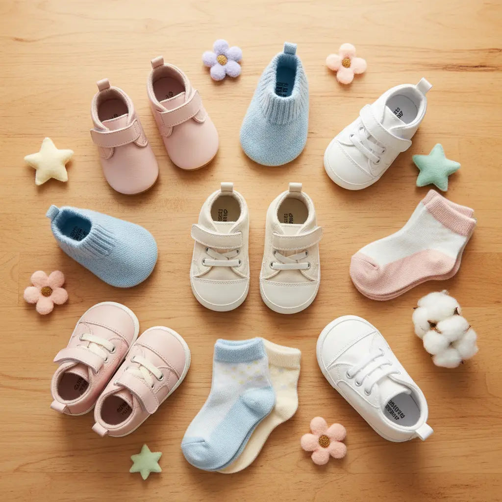 Chaussures-Chaussettes-Bébé TrioNest™