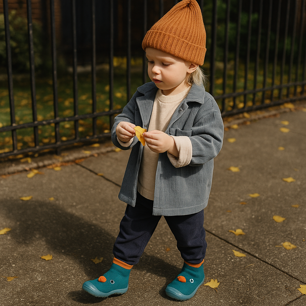 Chaussures Bébé Forme Canard – Design Ludique, Facile à Enfiler, Solide, Lavable Machine | DuckyStep by TrioNest™ mon adorable bebe
