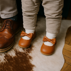Chaussure Bébé Fille Nœud Papillon 0-18 Mois – Similicuir, Velcro, Semelle Antidérapante, Lavable | ChicBow by TrioNest™ Mon Adorable Bébé