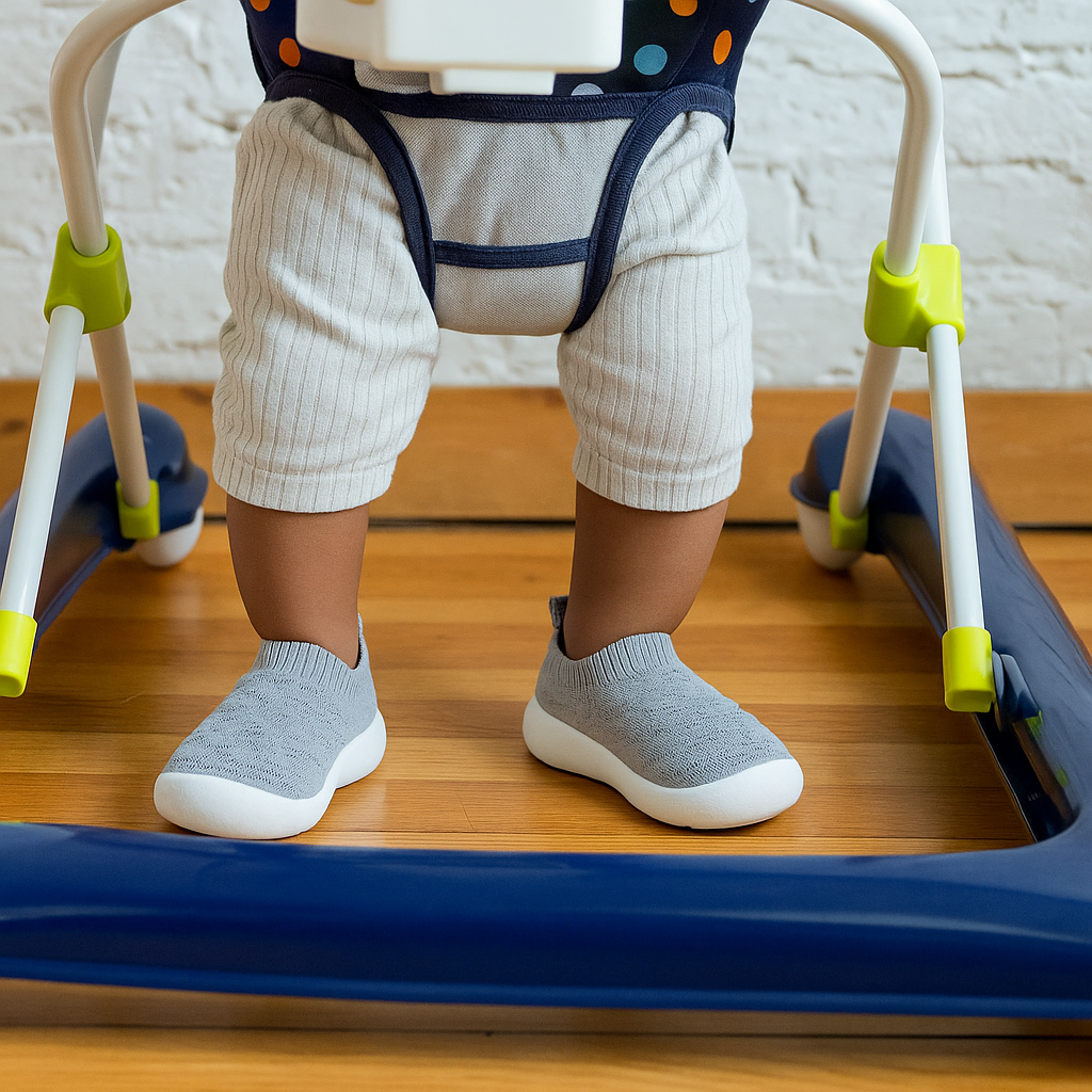 Chaussures Respirantes Bébé 0-36 Mois – Maille Extensible, Semelle Antidérapante, Premiers Pas | TinyStep by TrioNest™
