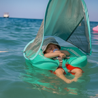 Bouée à Ombrelle Bébé Anti-UV – Siège Ergonomique Apprentissage Natation 6 Mois+ | TrioNest™ mon adorable bebe