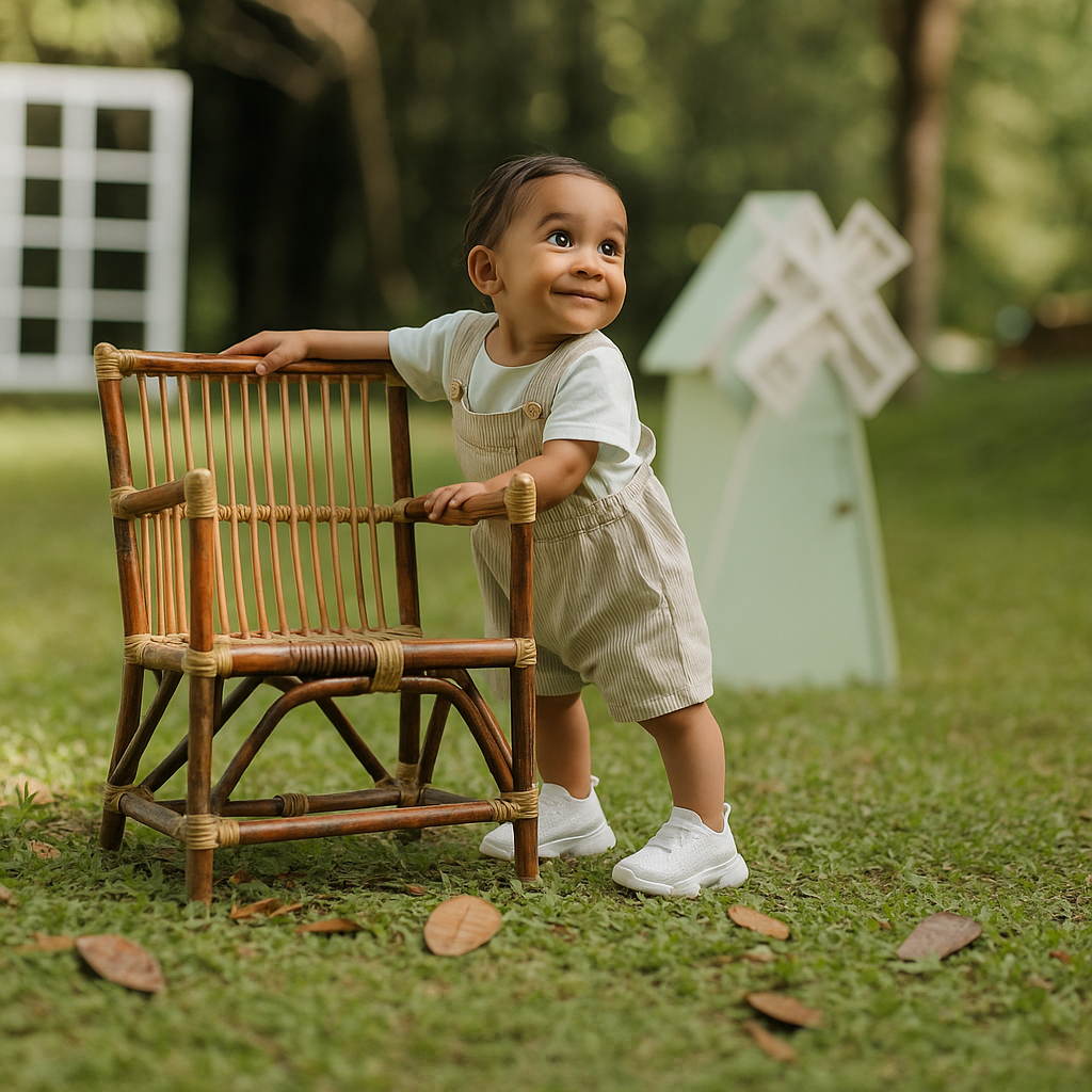 Chaussure Bébé Antidérapante 12 Mois-3,5 Ans – Maille Respirante, Semelle Caoutchouc, Toutes Saisons | GripStep by TrioNest™ Mon Adorable Bébé
