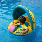 Bouée Pare-Soleil Gonflable Bébé TrioNest™ SUNBOB™ | Protection UV, Poignées Ergonomiques | Piscine & Plage mon adorable bebe