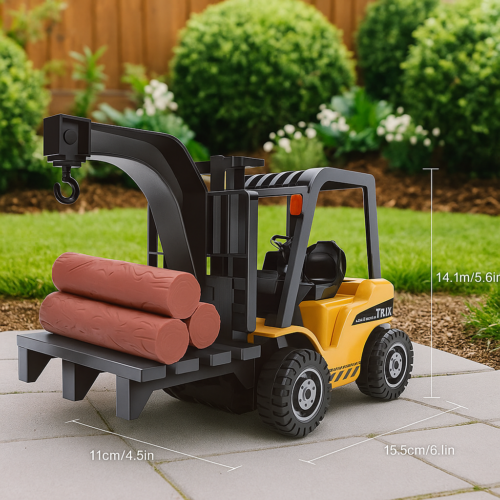 Camion Télécommandé Chantier TrioNest™ BUILDMASTER™ | 4WD, LED, Portée 50m, Certifié CE | 4 Modèles