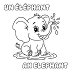 Malbuch PDF Kinder 33 Tiere Zweisprachig Französisch-Englisch – TrioNest™