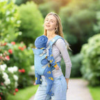 Porte-Bébé Physiologique 4 en 1 QuatreNest – Position M, Bretelles Rembourrées, 20 kg | TrioNest™