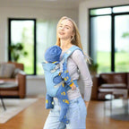Porte-Bébé Physiologique 4 en 1 QuatreNest – Position M, Bretelles Rembourrées, 20 kg | TrioNest™