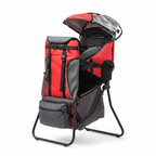 Porte-Bébé Dorsale Toit Étanche TrekNest – Oxford Imperméable, 5 Points, Capuche, 15 kg | TrioNest™