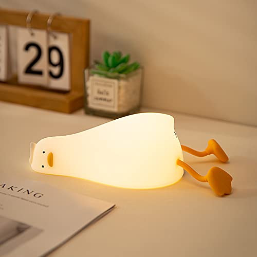 Veilleuse Canard Bébé – Lumière Douce Tactile, Filaire & Sans Fil, Support Téléphone | TrioNest™