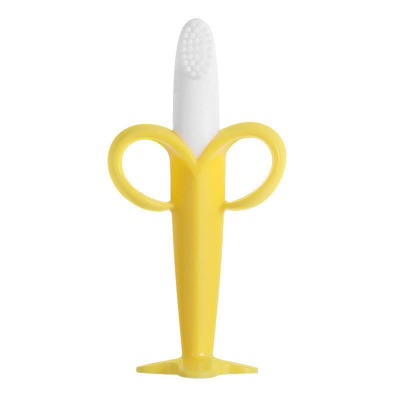 Anneau de Dentition en Forme de Banane – Silicone Médical Sans BPA, Massage Gencives | TrioNest™ mon adorable bebe