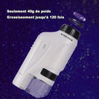 Microscope Portable Enfant 60-120x LED Plein Air Poche KIDSCOPE – TrioNest™