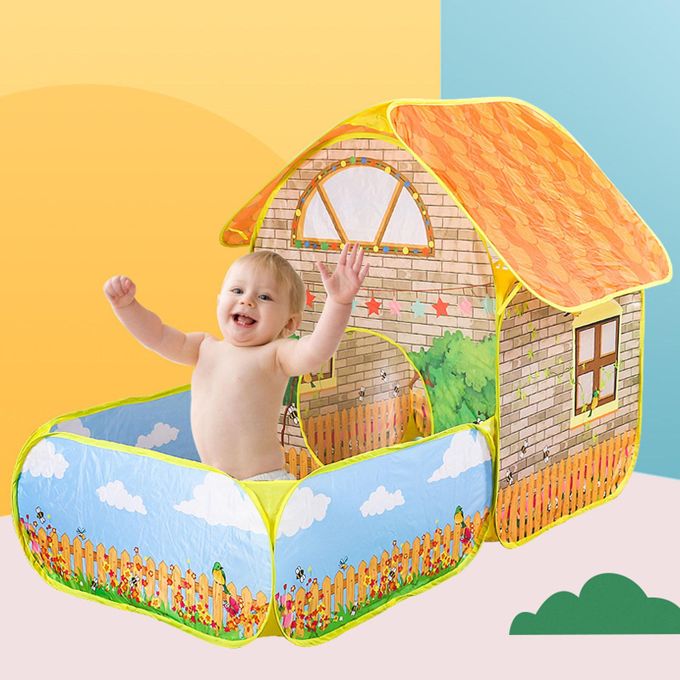 Tente Piscine à Balles Enfant BallNest™ – Anti-Moustiques, Respirante & Pliable Intérieur Extérieur 0-6 Ans | TrioNest™