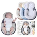 Coussin Anti-Tête Plate pour Bébé – Ergonomique, Respirant, Ultra-Doux | TrioNest™