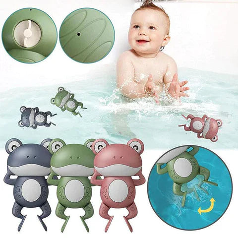 Jouet de Bain Grenouille Nageuse – Plastique Non Toxique, Flottabilité, Coordination | TrioNest™