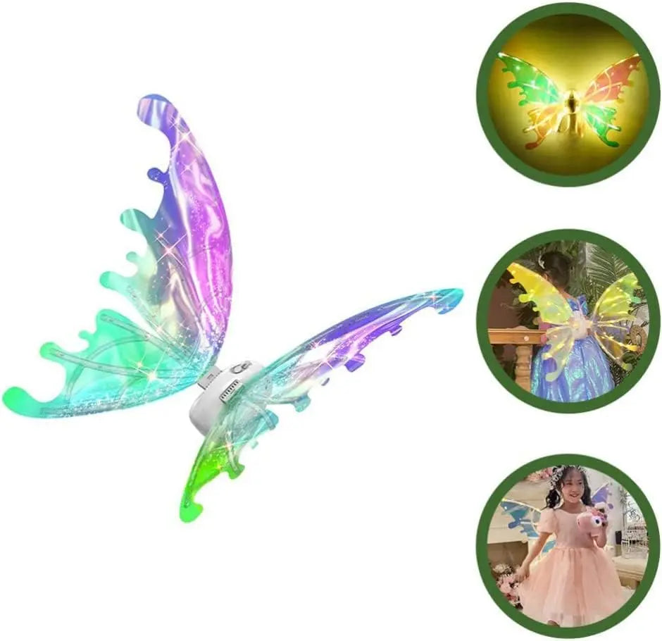 Ailes de Papillon Lumineuses pour Filles – LED, Nylon 88×56,5 cm | TrioNest™ mon adorable bebe