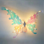 Ailes de Papillon Lumineuses pour Filles – LED, Nylon 88×56,5 cm | TrioNest™ mon adorable bebe