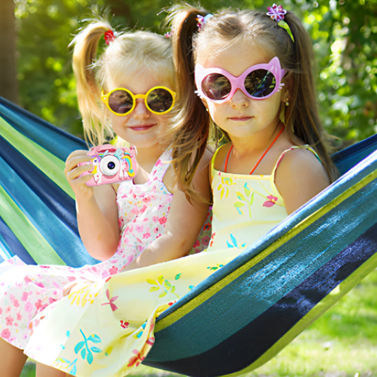 Appareil Photo pour Enfants PixNest – 20 MP, Double Caméra, 28 Cadres, 5 Jeux | TrioNest™ Mon Adorable Bébé