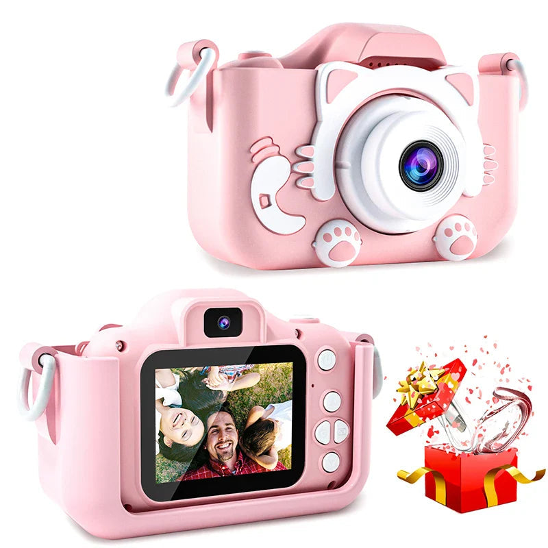 Appareil Photo pour Enfants PixNest – 20 MP, Double Caméra, 28 Cadres, 5 Jeux | TrioNest™ Mon Adorable Bébé
