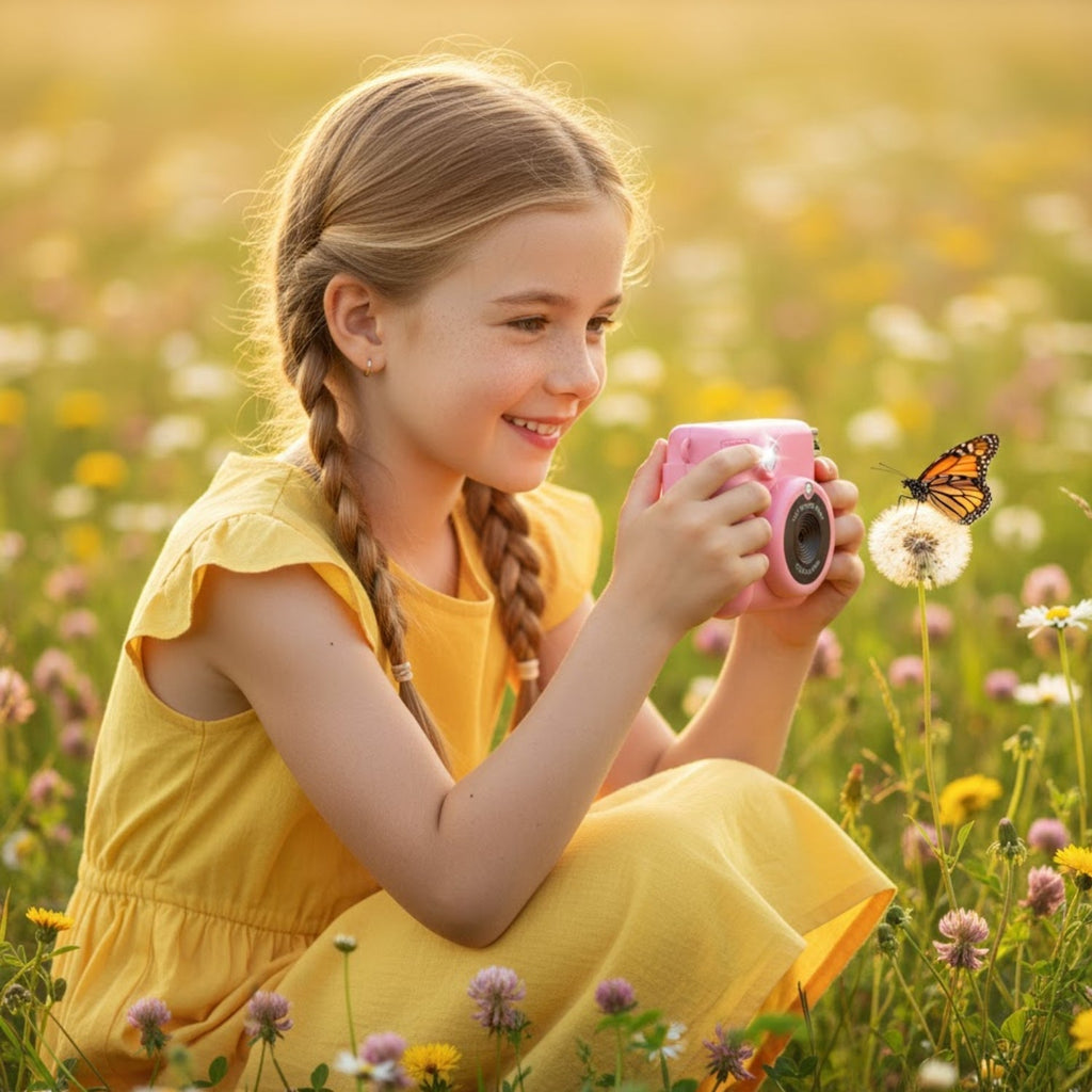 TrioNest™ Appareil Photo Enfant Anti-Choc 8MP Vidéo Full HD 1080p Jeux Éducatifs SNAPKID TrioNest