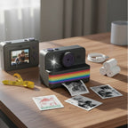 Appareil Photo Enfant 4 Ans PhotoNest – Thermique Sans Encre, IPS 2,8", 1500 mAh, 3 Rouleaux | TrioNest™ Mon Adorable Bébé