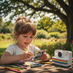 Appareil Photo Enfant 4 Ans PhotoNest – Thermique Sans Encre, IPS 2,8", 1500 mAh, 3 Rouleaux | TrioNest™ Mon Adorable Bébé