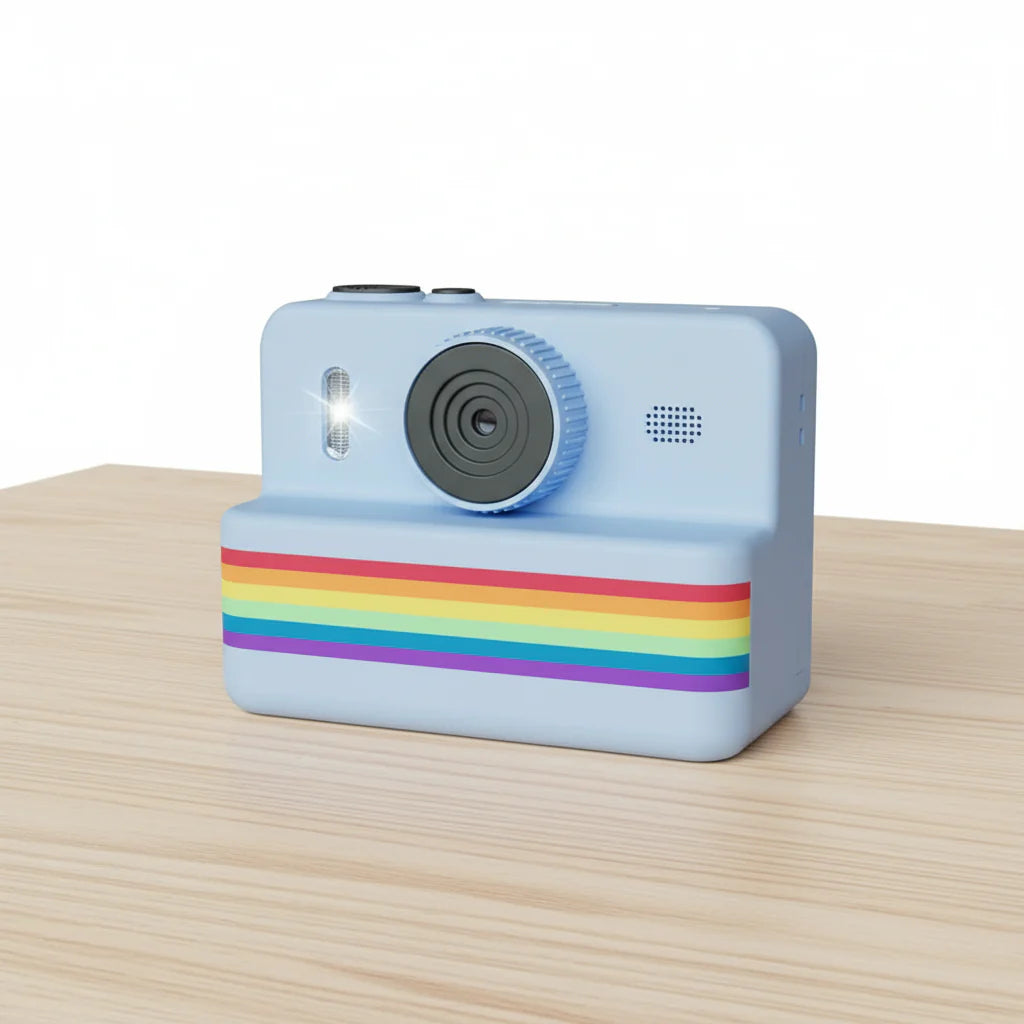 Appareil Photo Enfant 4 Ans PhotoNest – Thermique Sans Encre, IPS 2,8", 1500 mAh, 3 Rouleaux | TrioNest™ Mon Adorable Bébé