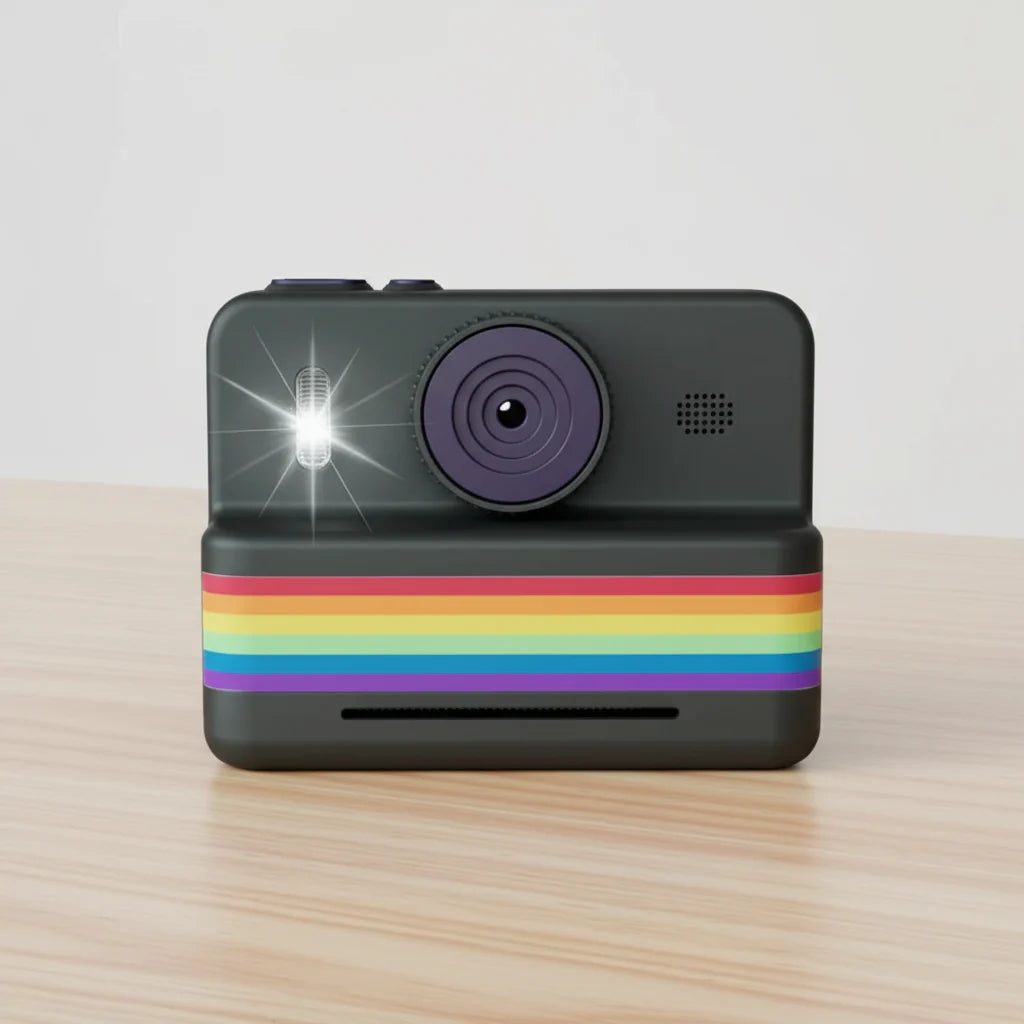 Appareil Photo Enfant 4 Ans PhotoNest – Thermique Sans Encre, IPS 2,8", 1500 mAh, 3 Rouleaux | TrioNest™ Mon Adorable Bébé