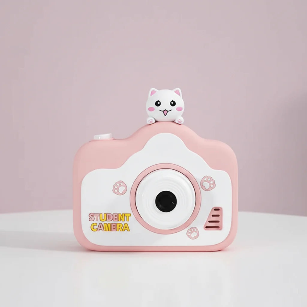 Appareil Photo Enfant 5 Ans FunNest – Design Nuage Chaton, LCD 2", 1080p, ABS Sans BPA | TrioNest™ Mon Adorable Bébé