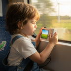 Appareil Photo Enfant 6 Ans KidsNest – 20 MP Double Caméra, IPS 1,54", Sans Wi-Fi, CE | TrioNest™ Mon Adorable Bébé