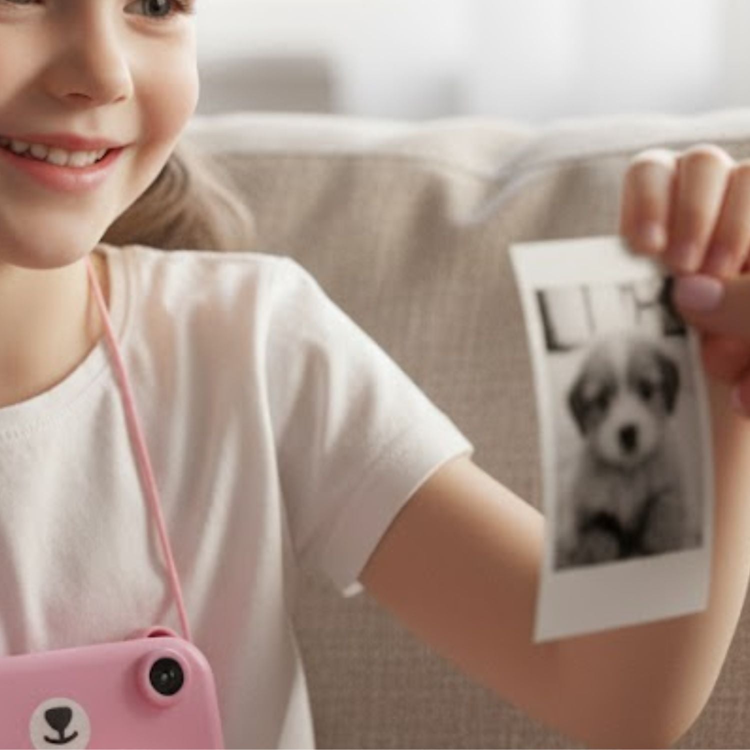 Appareil Photo Enfant 7 Ans ViewNest – Design Ourson, 1080p, 1500 mAh USB-C, CE RoHS | TrioNest™ Mon Adorable Bébé