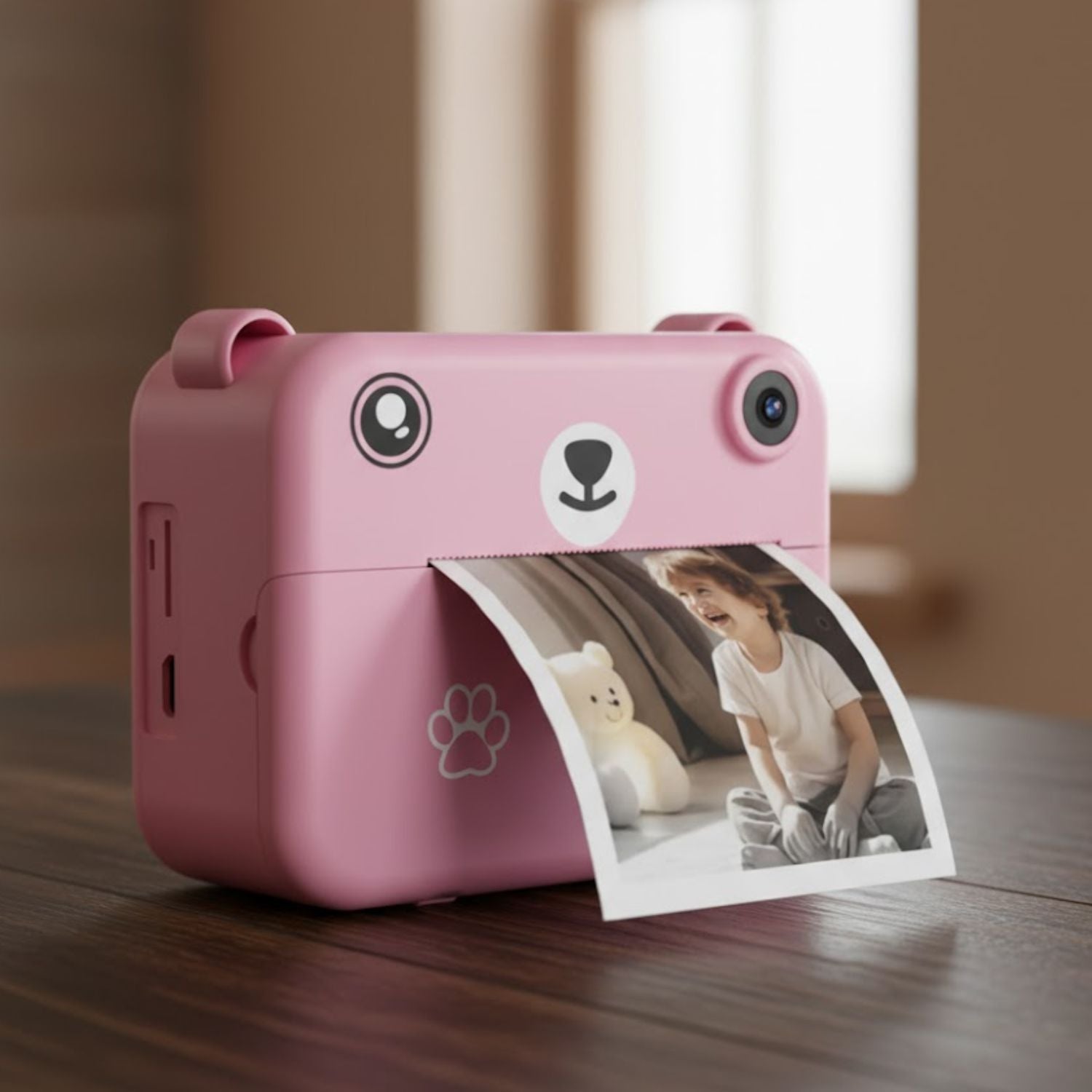 Appareil Photo Enfant 7 Ans ViewNest – Design Ourson, 1080p, 1500 mAh USB-C, CE RoHS | TrioNest™ Mon Adorable Bébé