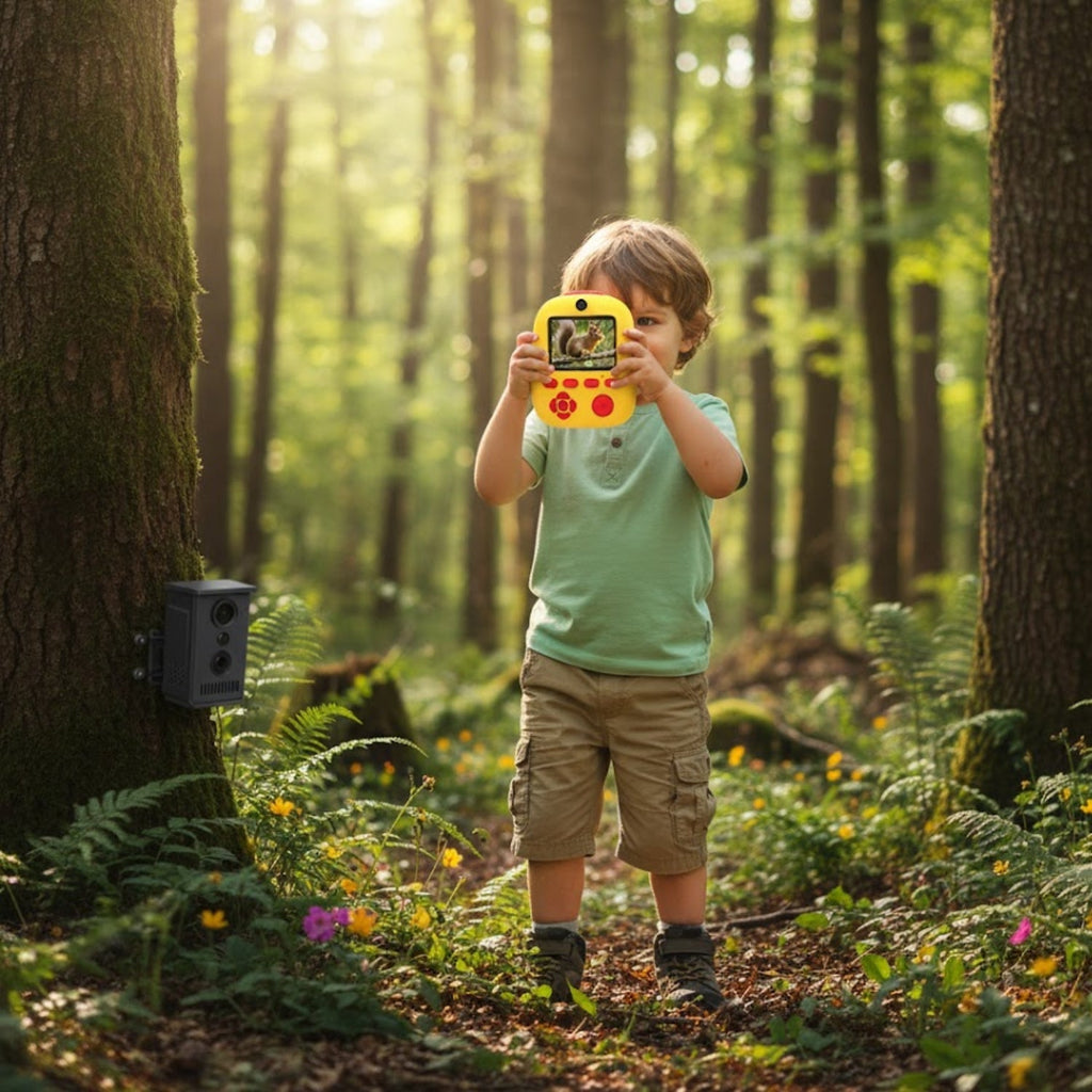 Appareil Photo Enfant Impression SnapNest – 26 MP, Thermique Sans Encre, USB-C, CE RoHS | TrioNest™ Mon Adorable Bébé