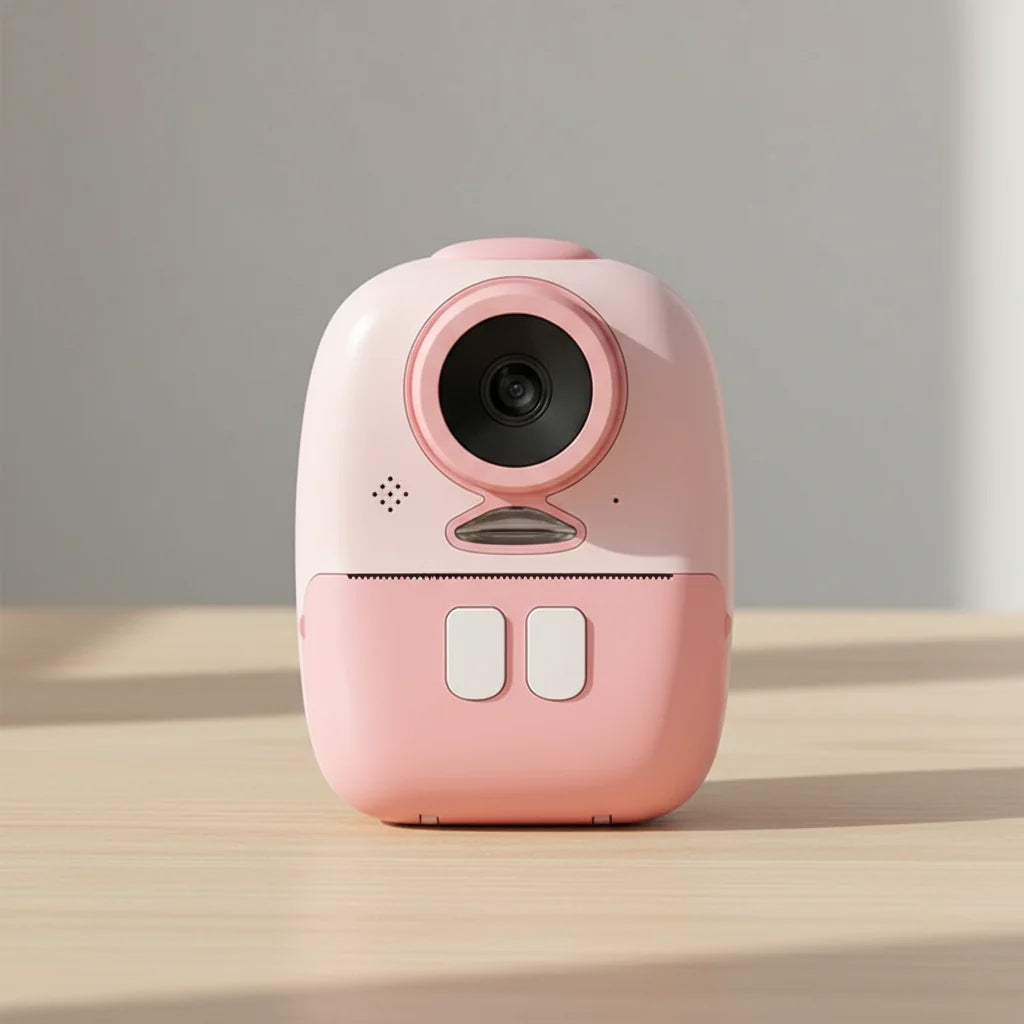 Appareil Photo Enfant Impression SnapNest – 26 MP, Thermique Sans Encre, USB-C, CE RoHS | TrioNest™ Mon Adorable Bébé