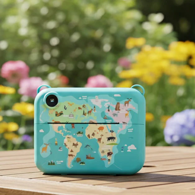 Appareil Photo pour Enfant LensNest – Écran IPS Anti-Lumière Bleue, Impression Thermique, 3-12 Ans | TrioNest™ Mon Adorable Bébé