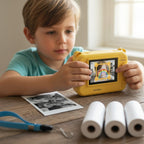 Appareil Photo pour Enfant LensNest – Écran IPS Anti-Lumière Bleue, Impression Thermique, 3-12 Ans | TrioNest™ Mon Adorable Bébé