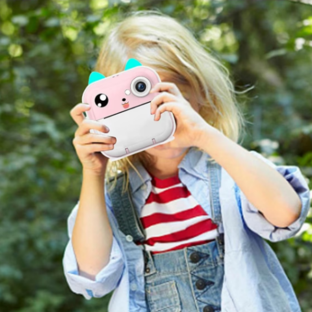 Appareil Photo Imprimante Enfant Bluetooth Impression Instantanée Sans Encre PIXIA – TrioNest™ TrioNest