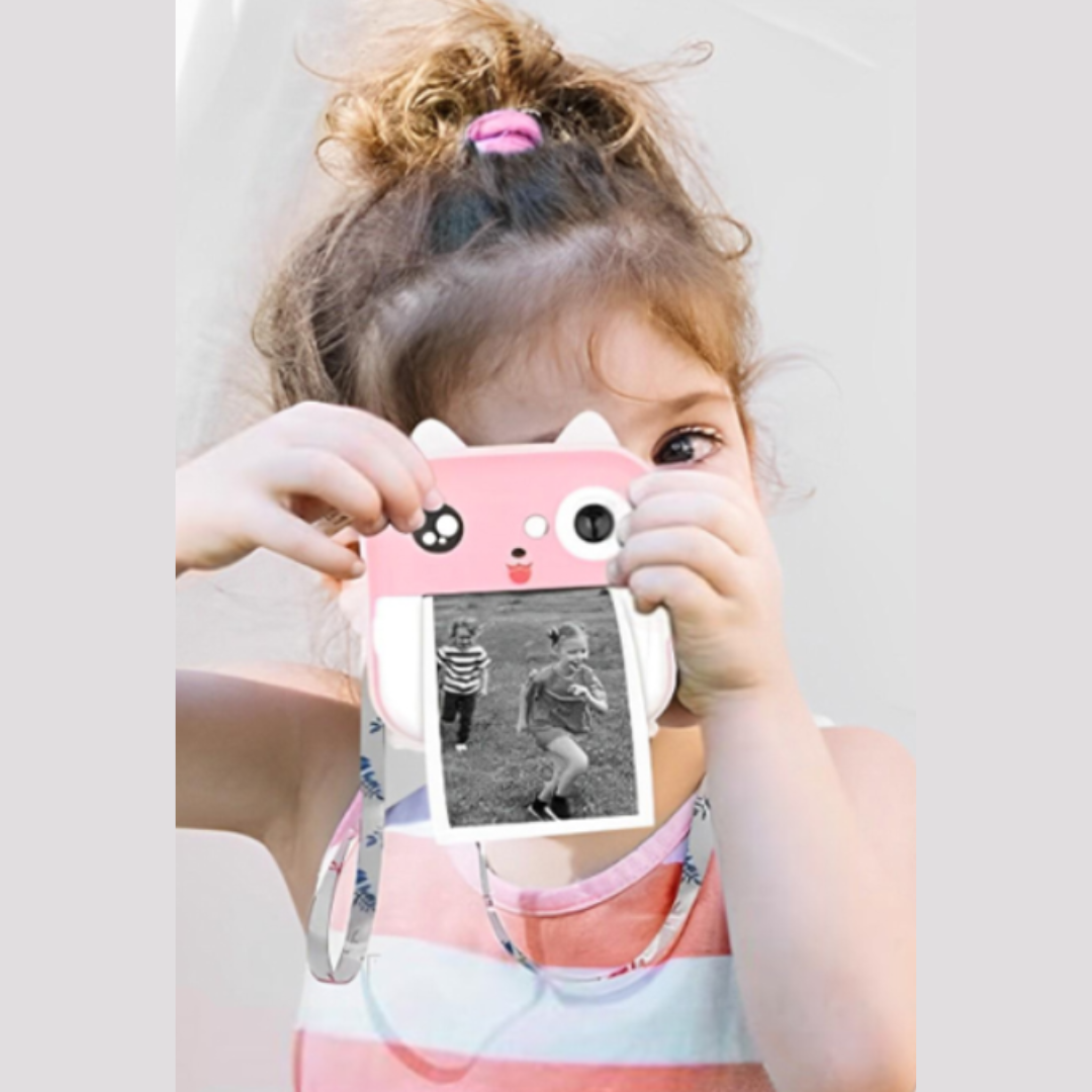 Appareil Photo Imprimante Enfant Bluetooth Impression Instantanée Sans Encre PIXIA – TrioNest™ TrioNest