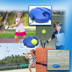 Auto-Entraîneur Tennis pour Enfants – Base Lestée, Corde Élastique Réglable, Portable | TrioNest™ Mon Adorable Bébé