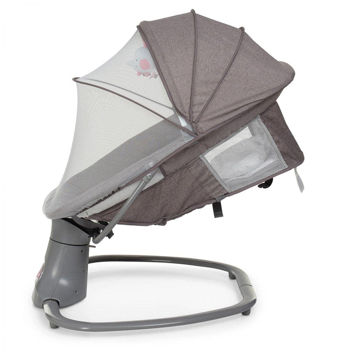 Balancelle Électrique pour Bébé | TrioNest™ – 15 Musiques, Bluetooth, 5 Vitesses, Harnais 5 Points, 3 Coloris mon adorable bebe