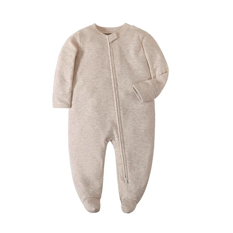 Barboteuse Bébé Manches Longues À Capuche – Coton Hypoallergénique, Motifs Animaux, Boutons-Pression, Unisexe | SoftHood by TrioNest™ Mon Adorable Bébé