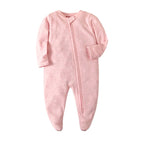 Barboteuse Bébé Manches Longues À Capuche – Coton Hypoallergénique, Motifs Animaux, Boutons-Pression, Unisexe | SoftHood by TrioNest™ Mon Adorable Bébé