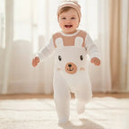 Barboteuse Bébé À Oreilles d'Ours – Boutons-Pression, Coupe Ergonomique, Lavable Machine, Cadeau Naissance | BearEars by TrioNest™ Mon Adorable Bébé