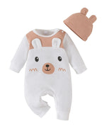 Barboteuse Bébé À Oreilles d'Ours – Boutons-Pression, Coupe Ergonomique, Lavable Machine, Cadeau Naissance | BearEars by TrioNest™ Mon Adorable Bébé