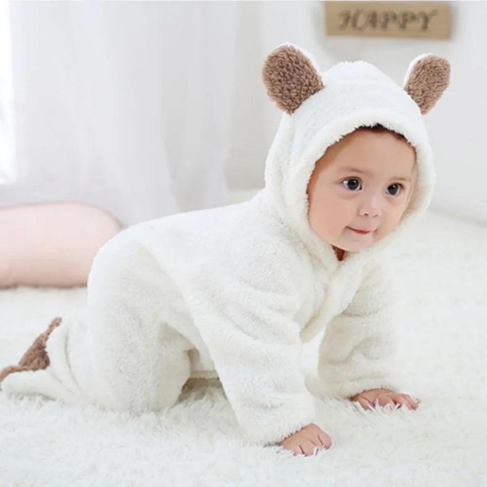 Barboteuse Bébé Polaire – Coton Doux & Respirant, Coupe Ergonomique, Chaleur Hiver, Cadeau Naissance | PolarSnug by TrioNest™ Mon Adorable Bébé