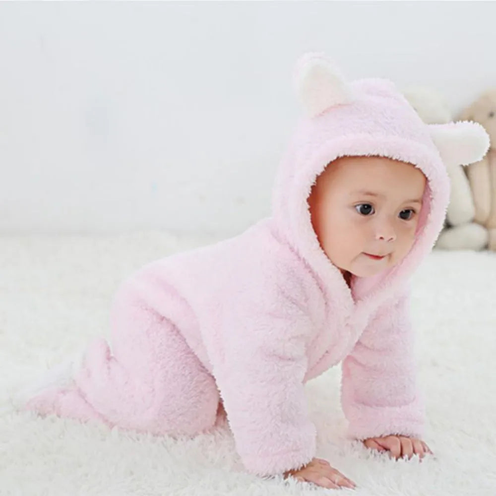 Barboteuse Bébé Polaire – Coton Doux & Respirant, Coupe Ergonomique, Chaleur Hiver, Cadeau Naissance | PolarSnug by TrioNest™ Mon Adorable Bébé