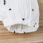 Barboteuse Bébé Sans Manches à Motifs – Coton & Lin, Fermeture Pression, 0-24 Mois, Cadeau Naissance | PrintSnap by TrioNest™ mon adorable bebe