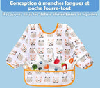 Bavoir Bébé à Manches Longues mon adorable bebe