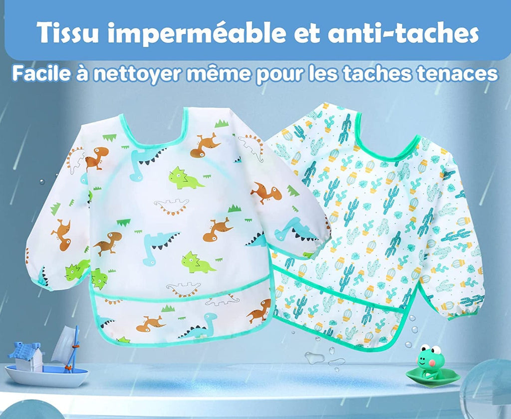Bavoir Bébé à Manches Longues mon adorable bebe
