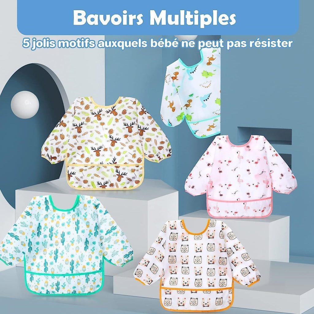 Bavoir Bébé à Manches Longues mon adorable bebe